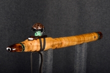 Koa Native American Flute, Minor, Mid A-4, #R21D (1)